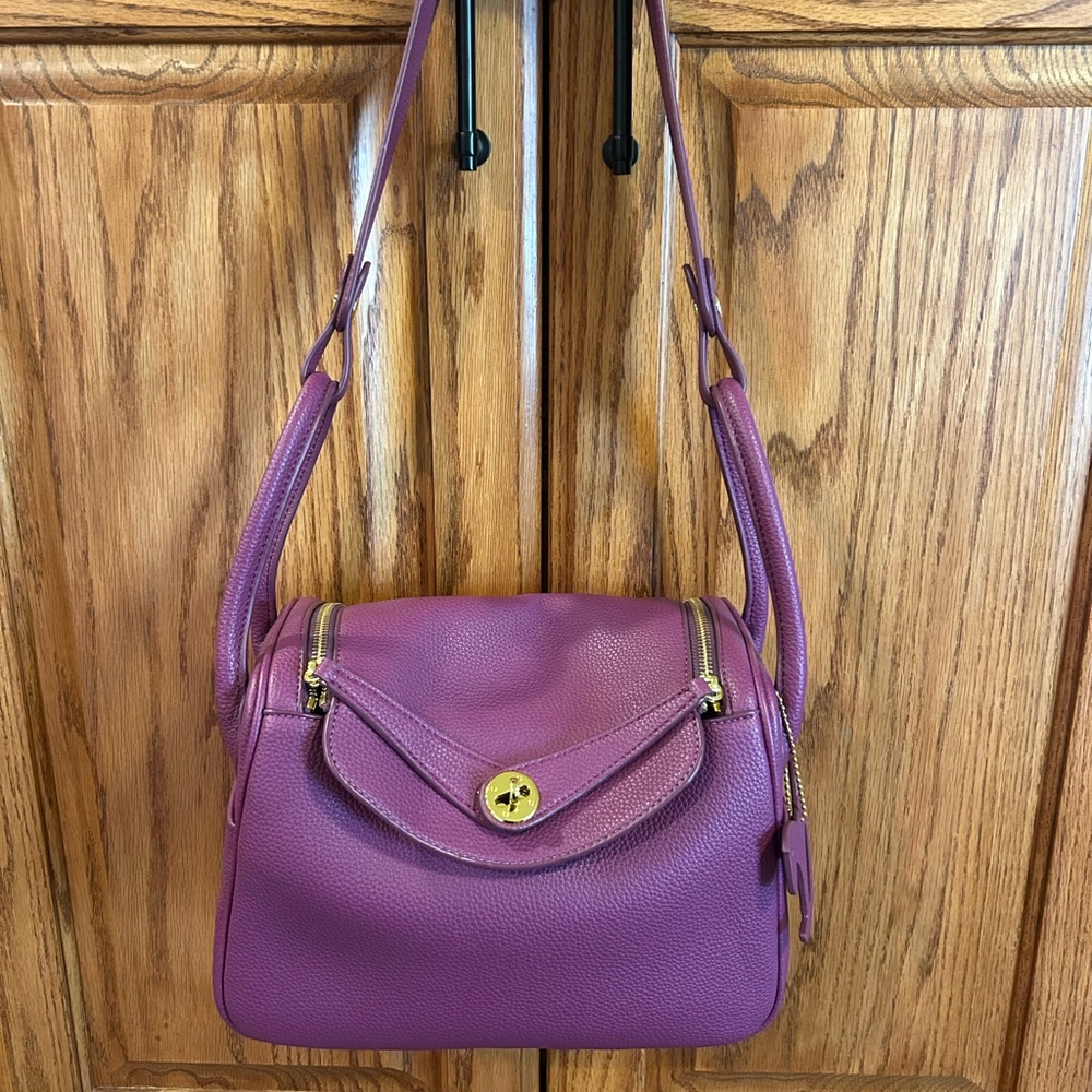 Purple anemone color bag